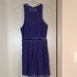 Fabulous Ladies navy blue dress; size 2.